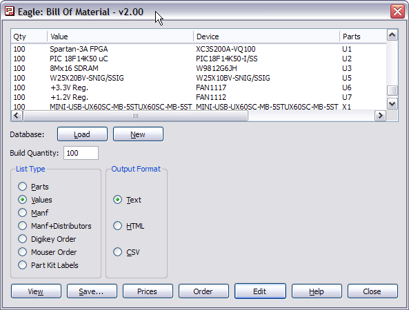 bom-xs.ulp dialog