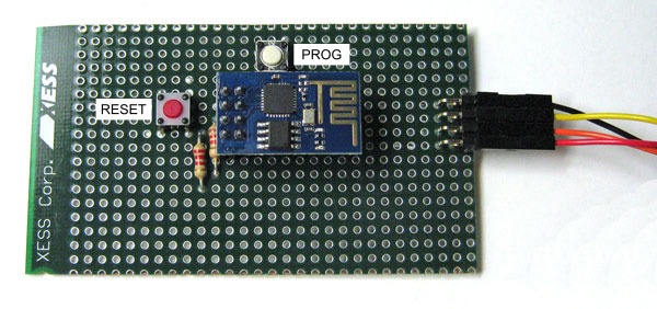 ESP8266 flash programming board.