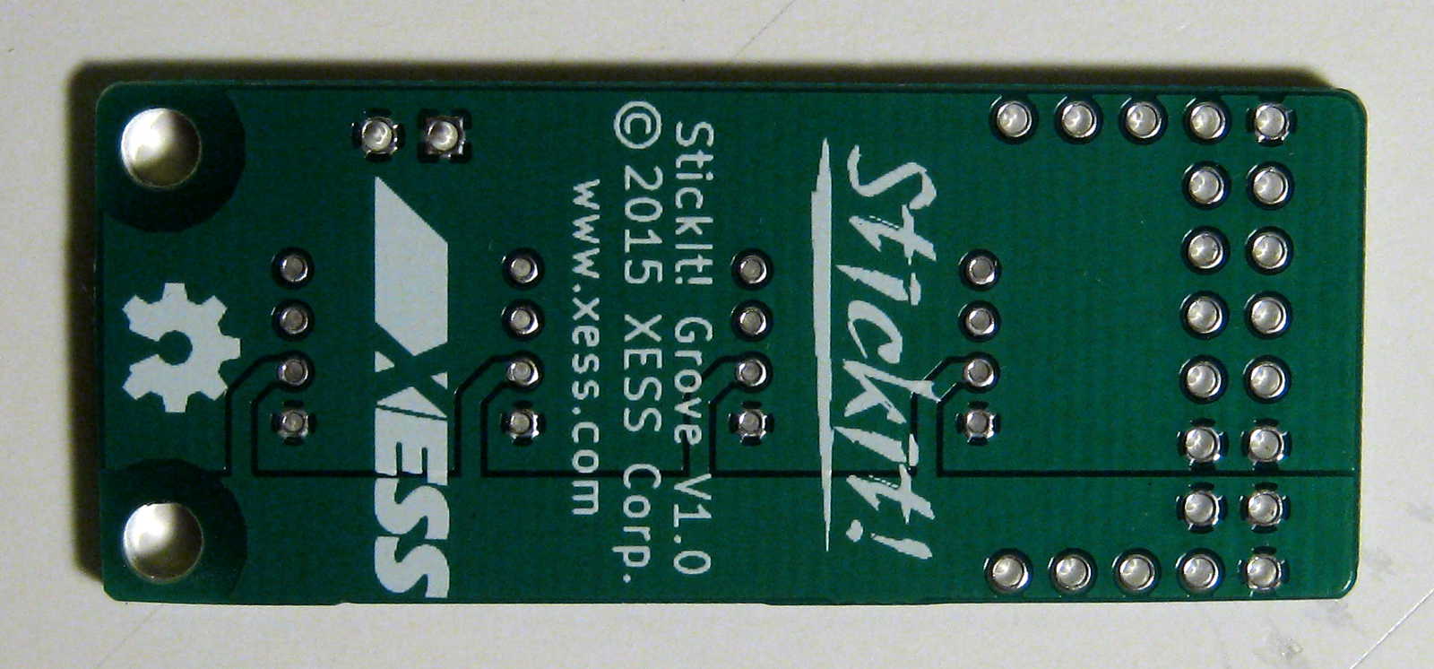 Back of individual PCB.