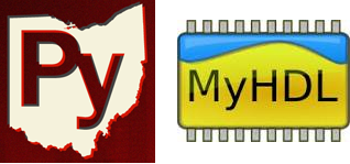 PyOhio and MyHDL logos